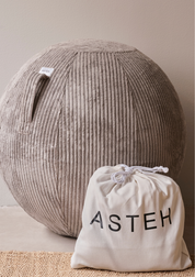 Sittboll/Pilatesboll Taupe